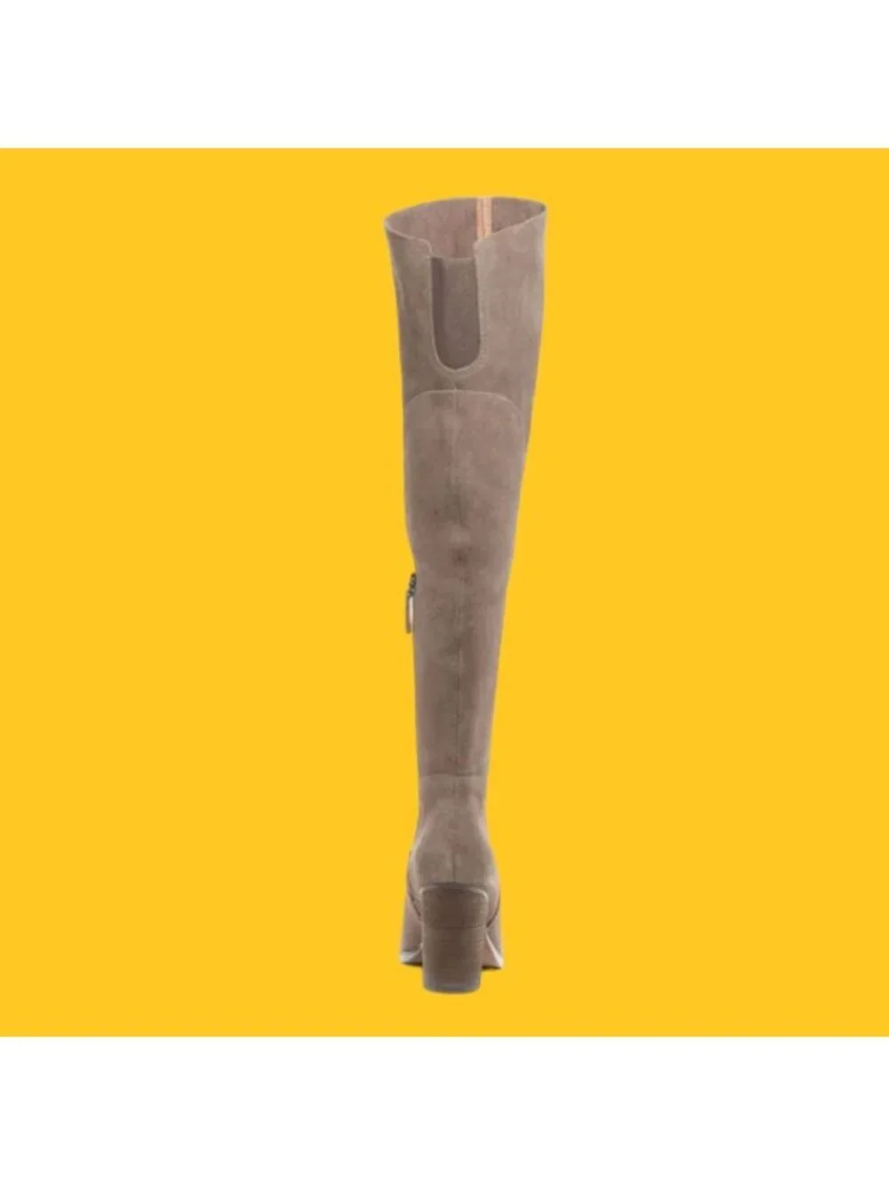 Kelsi Dagger Brooklyn Loganos Oil Cow Suede Over-The-Knee Boots Warn Grey 7M